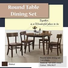 Find the perfect home furnishings at hayneedle, where you can buy online while you explore our room designs and curated looks for tips, ideas & inspiration to help you along the way. Round Table Dining Set Full Set Dining Room Set Dining Chair Wooden Dining Table Solid Wood Dining Set Shopee Malaysia