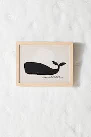 Wall murals feature a matte finish for a premium textured look. Spouting Whale Black Framed Wall Art