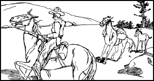 Western themes cowboy coloring pages womanmate. Western Coloring Pages Karen S Whimsy