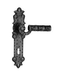 Custom wrought iron doors and transom with mail slot. Door Handle 313 Galbusera G G S N C Wrought Iron Rustic