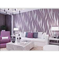 Toute notre gamme de papier peint sur monrevetement.fr. Papier Peint Moderne 3d 10 M X 0 53 M Violet Cdiscount Bricolage