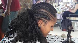 Knotless box and triangle braids. Ethiopian Hair Braiding Shefalitayal