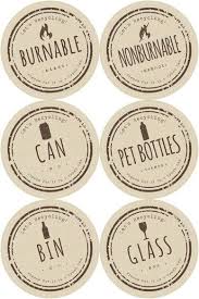 無料分別シール ラベル ステッカー シール