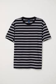 Black And White Striped Tee Shirt Striped T Shirt In 2020 Black White Stripes T Shirt Cool Outfits