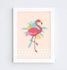 Poster Pink Flamingo A4 Special Format Was Flamingo Painting Flamingo Pink Flamingos