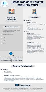 Synonyms For Enthusiastic Thesaurus Net