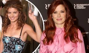 For the golden globes, messing complemented her jeweled earrings with an elegantly undone. Debra Messing Admits She Was Way Too Skinny On Will Grace Daily Mail Online