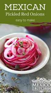 How To Make Pickled Red Onions Authentic Mexican Food Recipes Recipe In 2020 Mexican Food Recipes Recipes Food