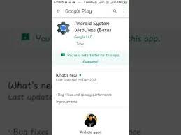 The cause is the latest android system webview update, which has been released with chrome 79 and is currently rolling out. Android System Web View Enable 2021 Working Mathord My Frst Video 2017 Youtube
