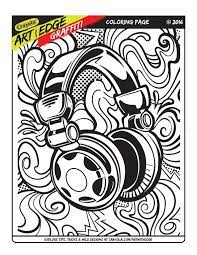 Graffiti coloring book for teens and adults: Art With Edge Graffiti Coloring Page Crayola Com