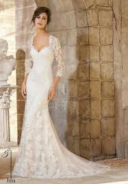Blu By Mori Lee 5372 3 4 Sleeve Keyhole Back Wedding Dress Off White Bride Mori Lee Wedding Dress Online Wedding Dress Designer Bridal Gowns