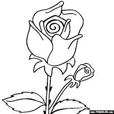 Assortment of rose coloring pages you can download free of charge. Rose Flower Coloring Page Rose Coloring