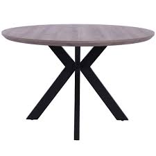 Has some digs to side of table and table legs. Keys Road Designs Chasey Round Dining Table Reviews Temple Webster