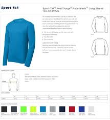 Custom Made Sport Tek Posicharge Racermesh Long Sleeve Tee St340ls Vinyl Or Glitter Print Customized All Colors