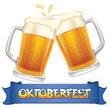Oktoberfest Blue Banner And Beers Png Clipart Image Beer Glassware Beer Festival Oktoberfest