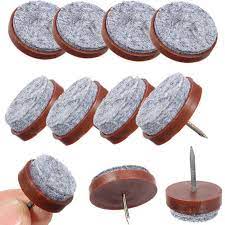 Chair glides and sofa legs, rubber feet, threaded inserts for wood. 10pcs 20 24 28mm Nail Protector Round No Noise Furniture Table Chair Feet Legs Glides Skid Tile Felt Pad Floor Furniture Legs Aliexpress