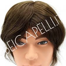 Protesi capelli uomo yanahair toupee per uomini parrucchini parrucca capelli veri uomo parrucche 100% europeo capelli umani veri pieno francese pizzo toupet ( . Protesi Capelli Uomo Toupet Solo 219