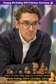 Happy 27th Birthday to Fabiano Caruana! 💫🎉 Fabiano is world's #2 with  2819, World Championship challenger 2018, 3rd highest rated player in  history, a chess prodigy who became a GM at 14,