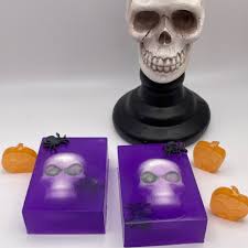 Halloween Soap Bar, Pumpkin Soap, Skull Soap, Halloween Decorations,  Handmade Halloween Soap Gift