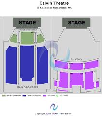 Calvin Theatre Seating Chart