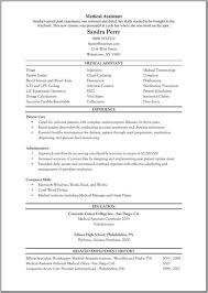 Sample resume medical technologist