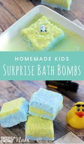 I hear that bath bombs are equally good just dried as a loose powder and separated into little bags. Homemade Bath Bomb Recipe Diy Kids Surprise Bath Bombs