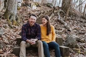 Toni + John // A winter engagement session at Humpback Rocks — Matt  Schmachtenberg