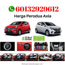 Harga perodua axia 2021 untuk kereta baru : Harga Perodua Axia G Auto Surat Yasin Lx