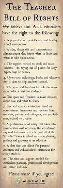 The Teacher Bill Of Rights Teacher Quotes Teacher Humor Teaching Quotes