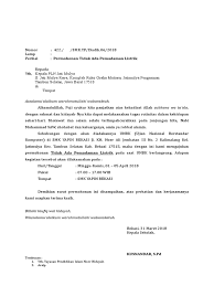 Penjelasan lengkap seputar contoh surat permohonan. Surat Permohonan Tidak Ada Pemadaman Listrik