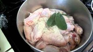 Use tongs to remove the chicken. Cooking Boil Chicken Wings Before Baking Youtube