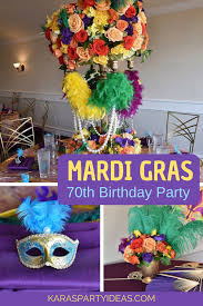 We're here to help with some recommendations for the 70th birthday party ideas. Kara S Party Ideas Mardi Gras 70th Birthday Party Kara S Party Ideas