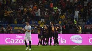 This season's spanish super cup is currently on hold pending the outcome of the copa del rey final between athletic bilbao and real sociedad. Spanish Super Cup 2018 Barcelona 2 1 Sevilla Match Report As Com