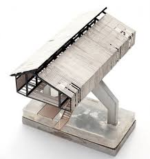 Modern Cabin Architecture Model Making Architecture Model Concept Architecture