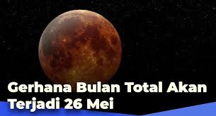 Gerhana bulan total kali ini istimewa karena berbarengan dengan terjadinya perige, yaitu ketika bulan berada di jarak terdekatnya dengan bumi. Jangan Lupa Gerhana Bulan Total 26 Mei Bakal Terlihat Di Lampung Mulai Jam Segini