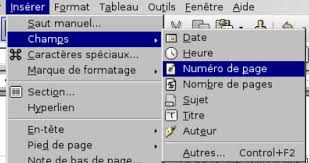 Le paramètre par défaut est le format style de page. Libreoffice Et Openoffice Writer Inserer Les Numeros Et Le Nombre De Pages Formations Logiciels Libres 2i2l