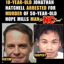 Cumberland County deputies have arrested 18-year-old Jonathan Hatchell in  connection with the murder of 50-year-old Johnny Fisher of Hope Mills,  North Carolina. 📖:  https://thencbeat.com/18-year-old-jonathan-hatchell-arrested-for-murder-50-year-old  ...