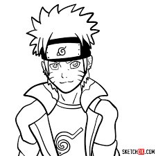 You can edit any of drawings via our online image editor before downloading. How To Draw Naruto S Face Sketchok Easy Drawing Guides