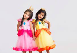 Princess Peach Costume and Princess Daisy Costume Dresses - Etsy Norway