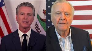 Jon Voight to Gavin Newsom: "You are a fool blaming Trump. What are you  doing for this destruction of these animals destroying Los Angeles? Are you  there talking calmly with them, you