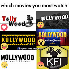 The film industry, also known as the motion picture industry, consists of the technological and commercial institutions involved in the filmmaking. Tollywood Hollywood Kollywood Apna Time Aayega Facebook