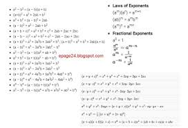 13 Algebra Math Formulas Algebra Math Formulas In Bengali