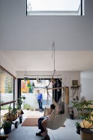 大きな土間スペースにハンモック ジャンクガーデンが楽しいおうち d s style ディーズスタイル 注文住宅 大阪 和歌山 兵庫 京都 奈良 愛知 岐阜 ハンモック 室内 インテリア 家具 リビング ハンモック