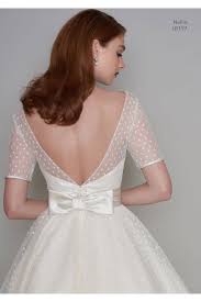 Nellie 1950s Tea Length Polka Dot Short Vintage Wedding Dress With Sleeves Short Wedding Dress Vintage Tea Length Wedding Dress Vintage Tea Length Dresses