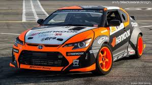 Livery Design For 2014 Papadakis Racing Hankook Tires Scion Tc Of Fredric Aasbo Sponsored By Speedhunters Racing Car Design Car Sticker Design Rally Car Design