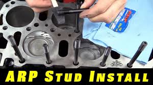 the easy way to install arp head studs