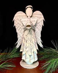 Excited To Share This Item From My Etsy Shop Large Paper Angel Tree Topper Christmas Decoration Vi Christmas Angel Crafts Christmas Angels Christmas Crafts