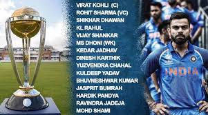 India world squad 2019 highlights: Indian Team Squad For Icc World Cup 2019 World Cup 2019 England