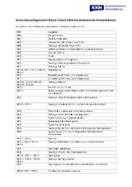 Wir bieten ein individuelles, umfangreiches, physiotherapeutisches behandlungskonzept an. Physioplus Gesundheitscheck Beim Physiotherapeuten Kkh