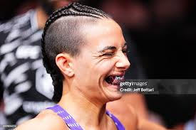 Fatima Kline prepares to face Melissa Martinez of Mexico in a... News Photo 
